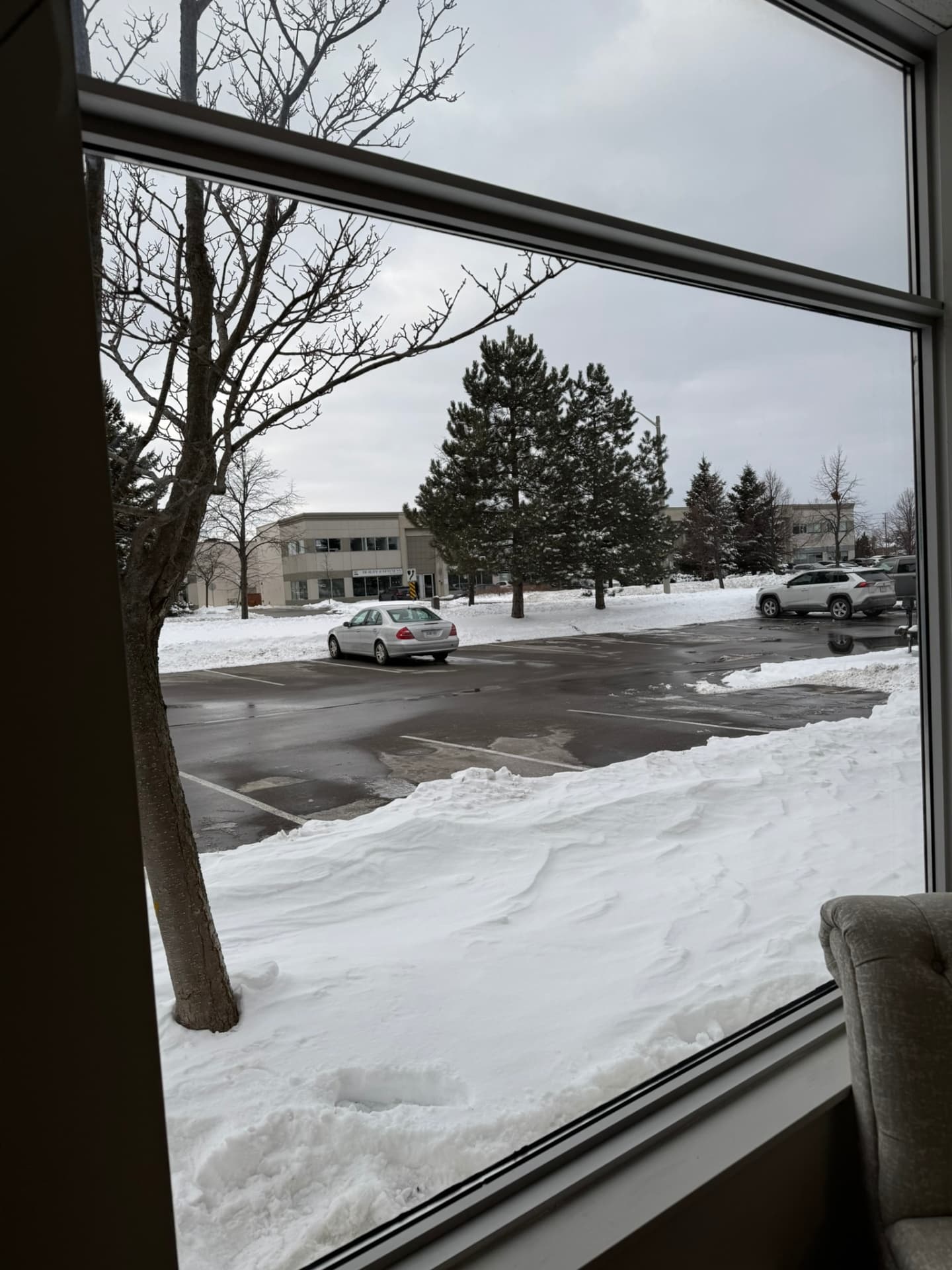 Large Dark-Gray Tempered IGU